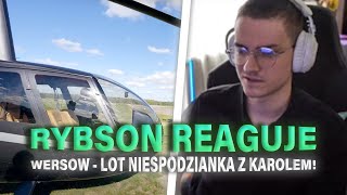 RYBSON reaguje na WERSOW - LOT NIESPODZIANKA Z KAROLEM!