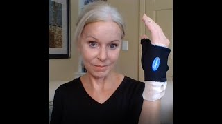 Post op week 5 after thumb (CMC) joint arthroplasty and tendon transfer..PLUS a life hack