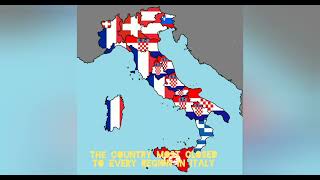 The most closed country to every italian region