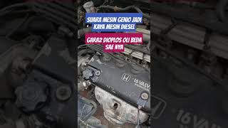 akibat tidak konsultasi dulu ke yang tahu mesin jadi asal aja kasih oli sendiri #mobil #genio #honda