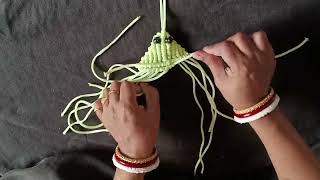 Amazing Macrame shrimp 🍤 design | How to make a 3D shrimp macrame key chain | macrame tutorial