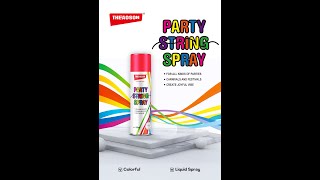 彩带喷剂 Party String Spray #aerosol #spraypaintart #party