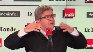 Jean-Luc Mélenchon répond aux provocations d'un journaliste, ce matin !