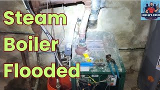 Steam Boiler Flooded 🌊 | Boilers