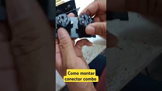 #montagem #p10 #xlrmontage . como montar conector combo em medusas.