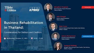 [EN] Business Rehabilitation in Thailand: Considerations for Debtors and Creditors