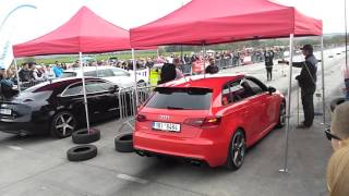 AUDI RS3 2015 vs AUDI A5 3.0 TDi VYŠKOV 2016