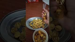 Lucky Coin chocolate#short #asmr #shortvideo / ate noems