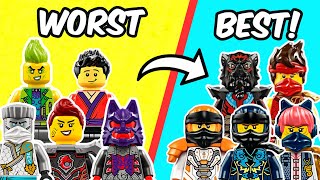 Ranking the New 2024 LEGO Ninjago Dragons Rising Minifigures...