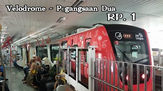 NAIK LRT CUMAN BAYAR 1 RP | VELODROME - PEGANGSAAN DUA