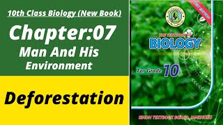 Deforestation class 10 | Class 10 new biology book | Biology class 10 new book