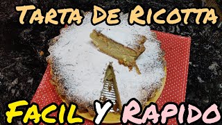 Cómo Hacer TARTA de RICOTTA (Fácil y Rápido)