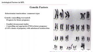 Informative Investigations in Recurrent Miscarriages