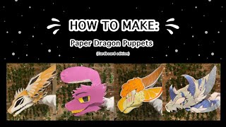 How to make a Dragon Puppet