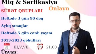 Din və Miq qəbul tipli sualların izahı