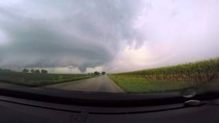 Brief Tornado 08/18/2015 Mazon, IL