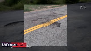 Caminhos do abandono: descaso na PE-265 entre Sertânia e Monteiro