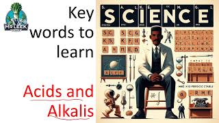 Acids key words definitions KS3