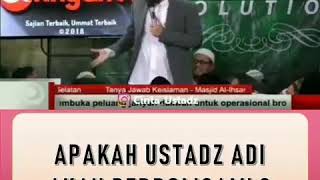 Apakah ustadz Adi akan berpoligami?