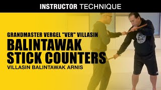 VARIOUS STICK COUNTERS in FILIPINO MARTIAL ARTS | VILLASIN BALINTAWAK ARNIS | ESKRIMA | KALI