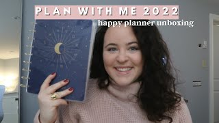 PLAN WITH ME 2022 💓📖unboxing my *new* DASHBOARD HAPPY PLANNER