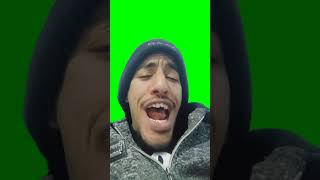 green screen laughing