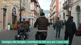 Sostegno alle famiglie: contributo da 500 euro per i nuovi nati