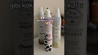 Saç köpüğü #shorts #shortsvideo #saçköpüğü #saçşekillendirme #smellsgood #smellyourbest #milkshake