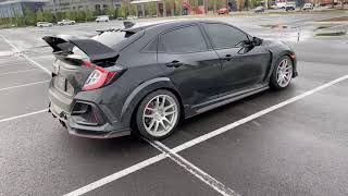 2020 Civic Type R lowered on Swift Springs on 18X9.5 +35