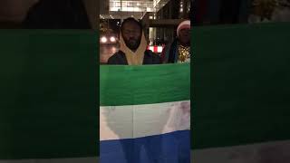 Sierra Leone Refugees against Deportation in Munich, October 2021, Camp Hofmannstraße - Video 6