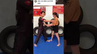 Tự Vệ Nữ Bin Lôi 2 Tay #shorts #kungfu #vothuat