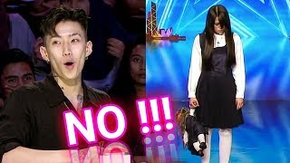 She Brings Out A GHOST Next To The Judges Scariest Audition Ever Got Talent Geeks 2017