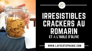 Irrésistibles crackers pour l'apéritif - recette végétale, @stephanietresch