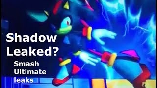 Super Smash Bros Ultimate leaks: Shadow playable?