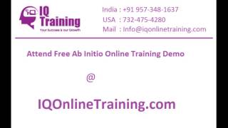 Abinitio Online Training Course India USA Uk Singapore