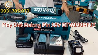 Máy Siết Bulong Pin 18V Makita DTW190RFJX| 18V Cordless Impact Wrench| Công Cụ Máy Móc