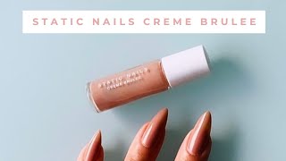 Static Nails (Creme Brûlée) Nailpolish Demo | Oh Happy Mei