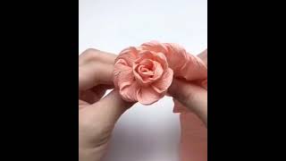 paper flower art / beautiful paper flower design  art and crafts