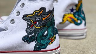 Custom Dragon Converse | Timelapse