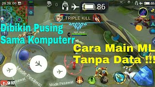 Main Mobile Legends Pake Mode Pesawat !!! - Mobile Legends Indonesia