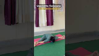 How to do Upavistha Konasana (wide-angle seated forward bend) #yoga #shorts #flexibility #fitness