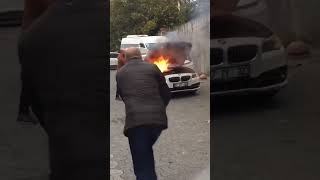 BMW caught fire #shorts