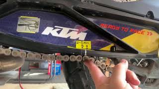 2021 KTM 890 Adventure Chain Tension