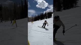 Spring Skiing #skiing #trick