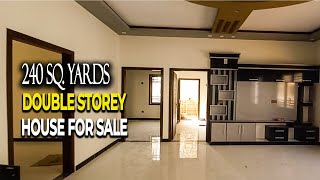 Brand New 240 Sq. Yards Double Storey House For Sale In Karachi I Scheme 33 | Best Society