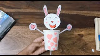 Bunny Puppet - Craft work | Ignite Crafts | IKOTIT