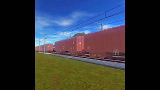 Indian train crossing3d Bcna train Scam icf coach Decouple