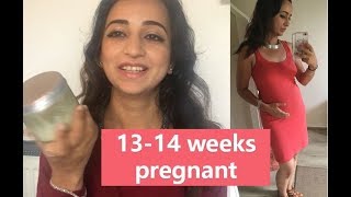 13-14 weeks pregnancy update- Mum Guilt, Strech mark cream, Baking soda gender test