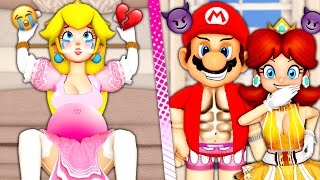 How Did Princess Daisy Harm Peach? Super Mario Bros Story | Mario Roblox