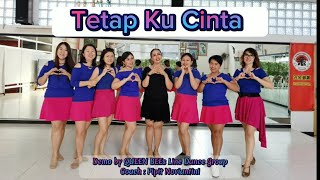 TETAP KUCINTA | Line Dance - High Beginner | Biar Gendut Tetap Kucinta - Happy Asmara